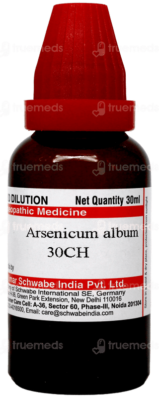 Dr Willmar Schwabe Arsenicum Album 30Ch Dilution 30Ml